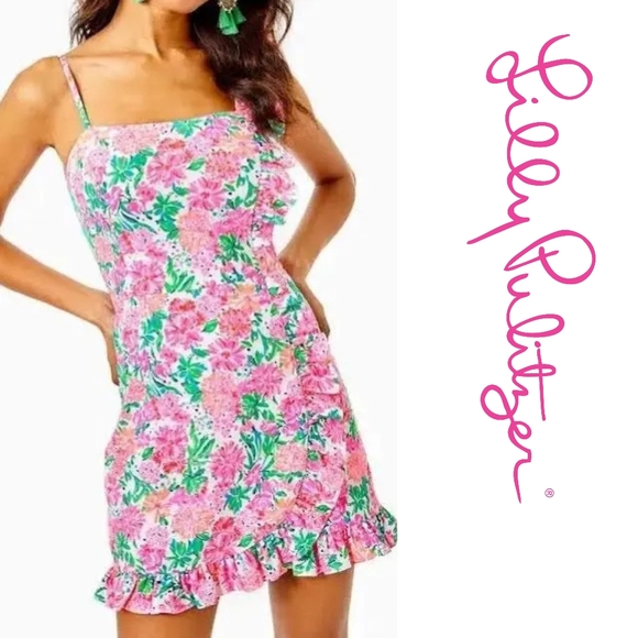 Lilly Pulitzer Pants - Lilly Pulitzer - Maetha Romper Resort White - Thats What I Herd - Size 6